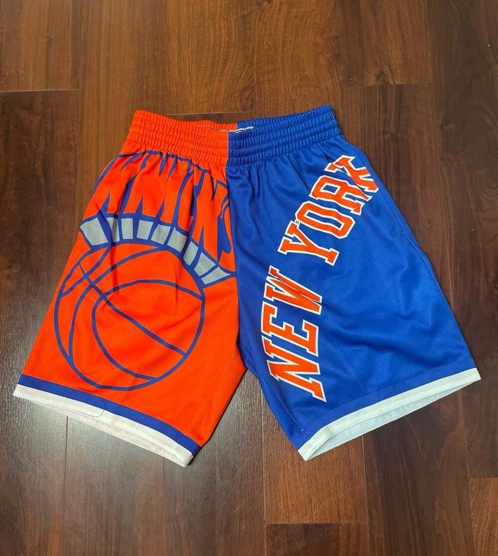 Mitchell & Ness New York Knicks Big Face 5.0 Fashion Shorts